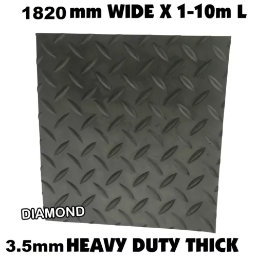 Mat Camper Wide Stripe Caravan flooring 1-10m 1800mm Van Ute Tray Rubber 1820mm - Picture 11 of 12