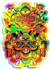 Phish - Visionary Holographic Refraction Sticker Logo Emblem Insignia Hologram 