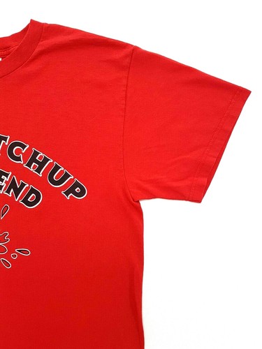 Vintage Ketchup Fiend Tee Red Size M Mens T-Shirt - 第 9/12 張圖片