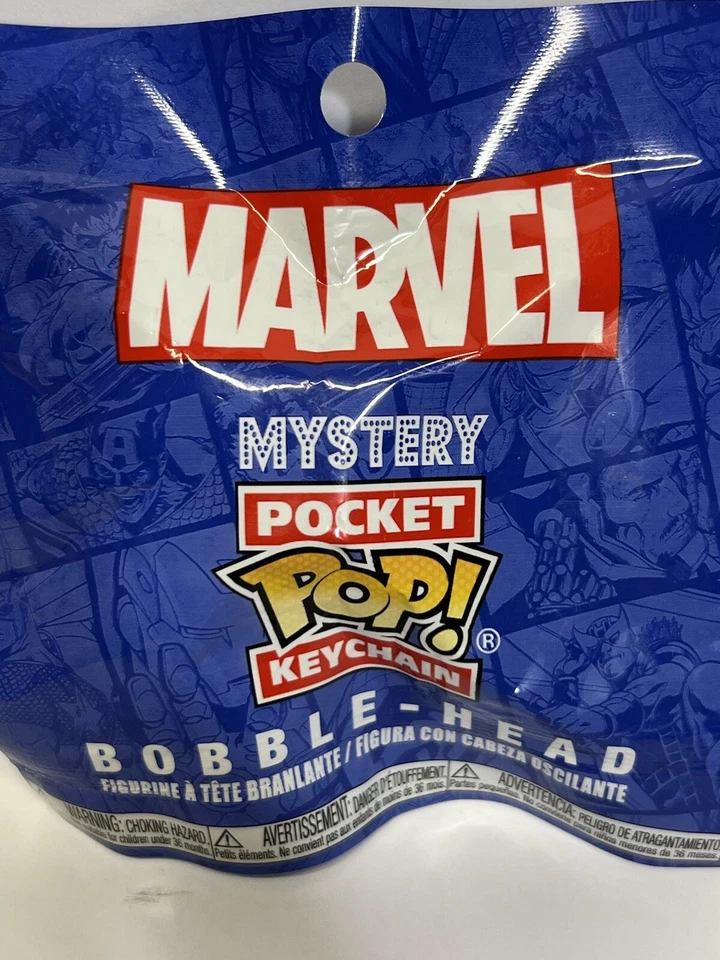 NUEVO Funko Marvel Mystery Pocket POP! Llavero Llavero BOBBLE-HEAD bolsas ciegas Foto 2 de 4