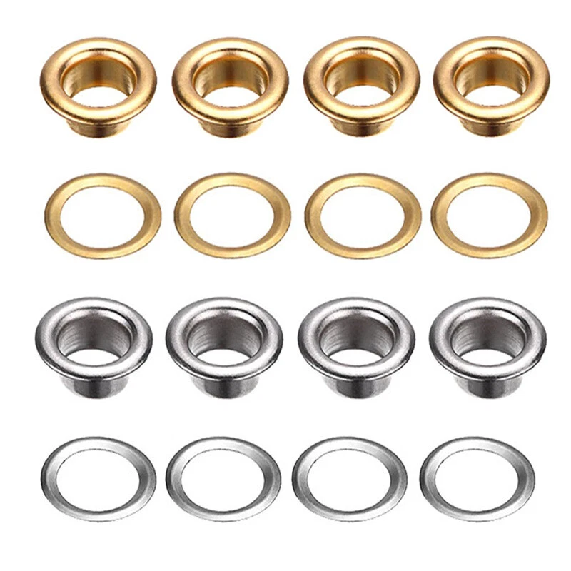 100 Set Shoe Eyelets Grommet Sets Grommets Kit Eyelets Button Kit with 3PCS Tool - Image 4 of 4