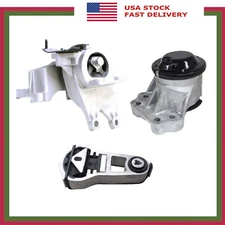 3PCS Engine Motor & Automatic Transmission Mount For Ford Explorer 3.5L V6 11-19