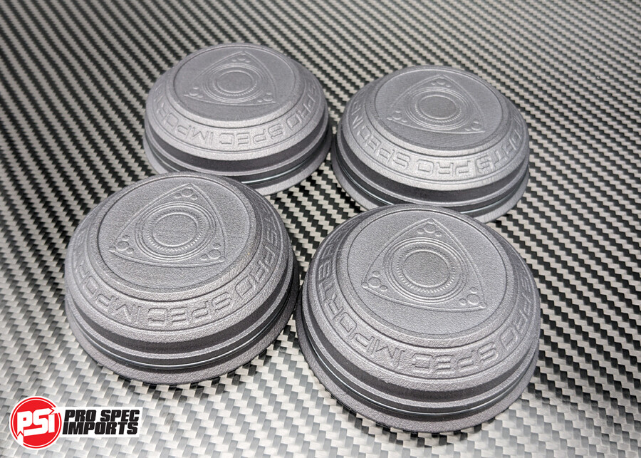 Hubcentric 67.1mm Centre Caps Rays TE37, TE37SL Mazda RX7, RX8