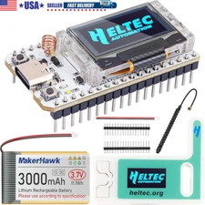 915MHz ESP32 LoRa V3 Board SX1262 0.96" OLED BT+WIFI Lora Kit with Case &Battery