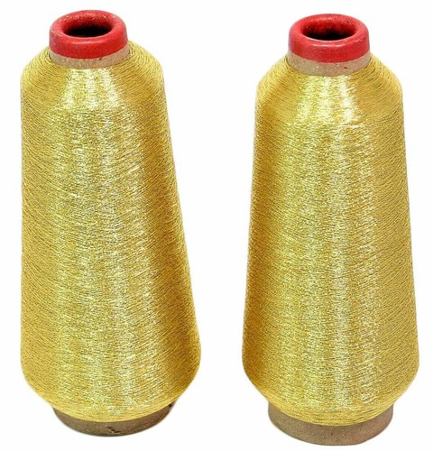 Gold Metallic Machine Embroidery Threads zari Thread 10000 yards - Picture 2 of 4