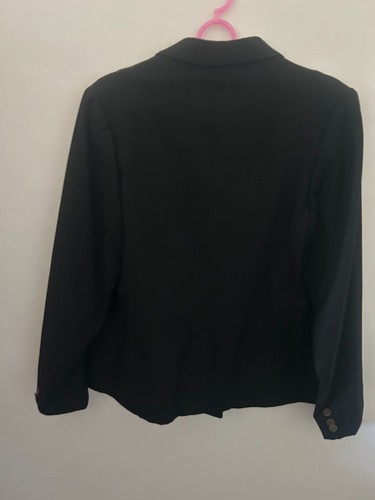 Original 1940s tailored double breasted black jacket 38" bust - Picture 8 of 11
