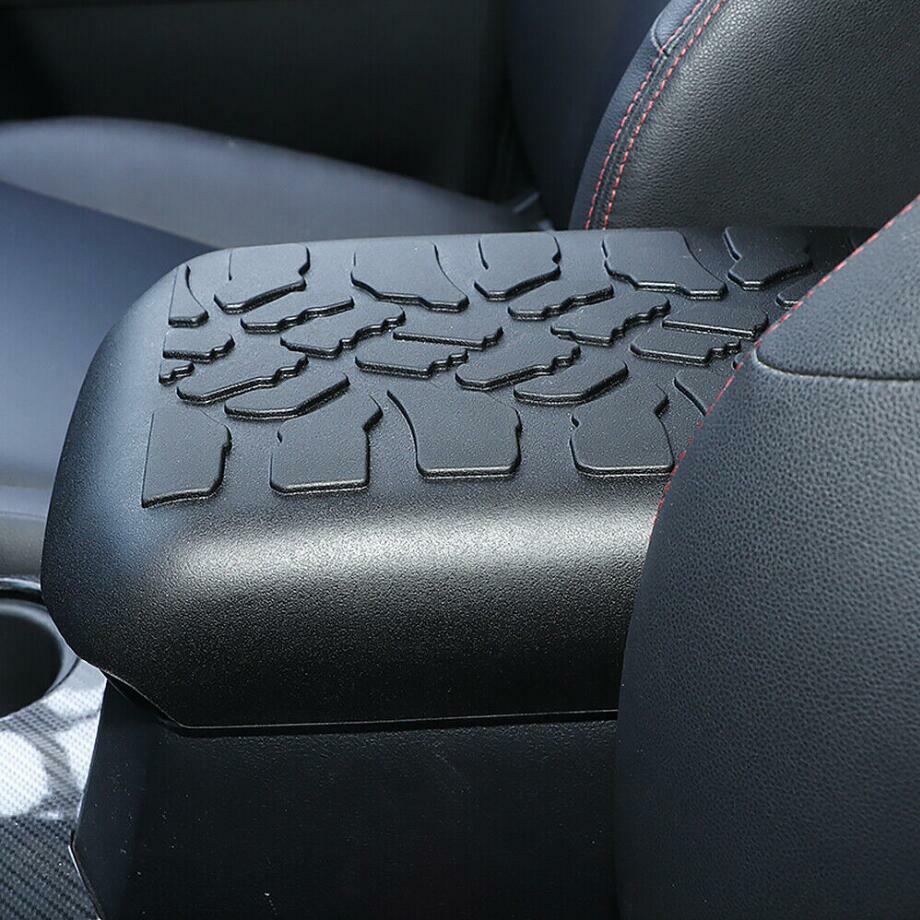 Cubre Apoyabrazos De Goma Para Toyota 4Runner 2017-2023 - Negro, Resistente A Rayones, Fácil Instalación