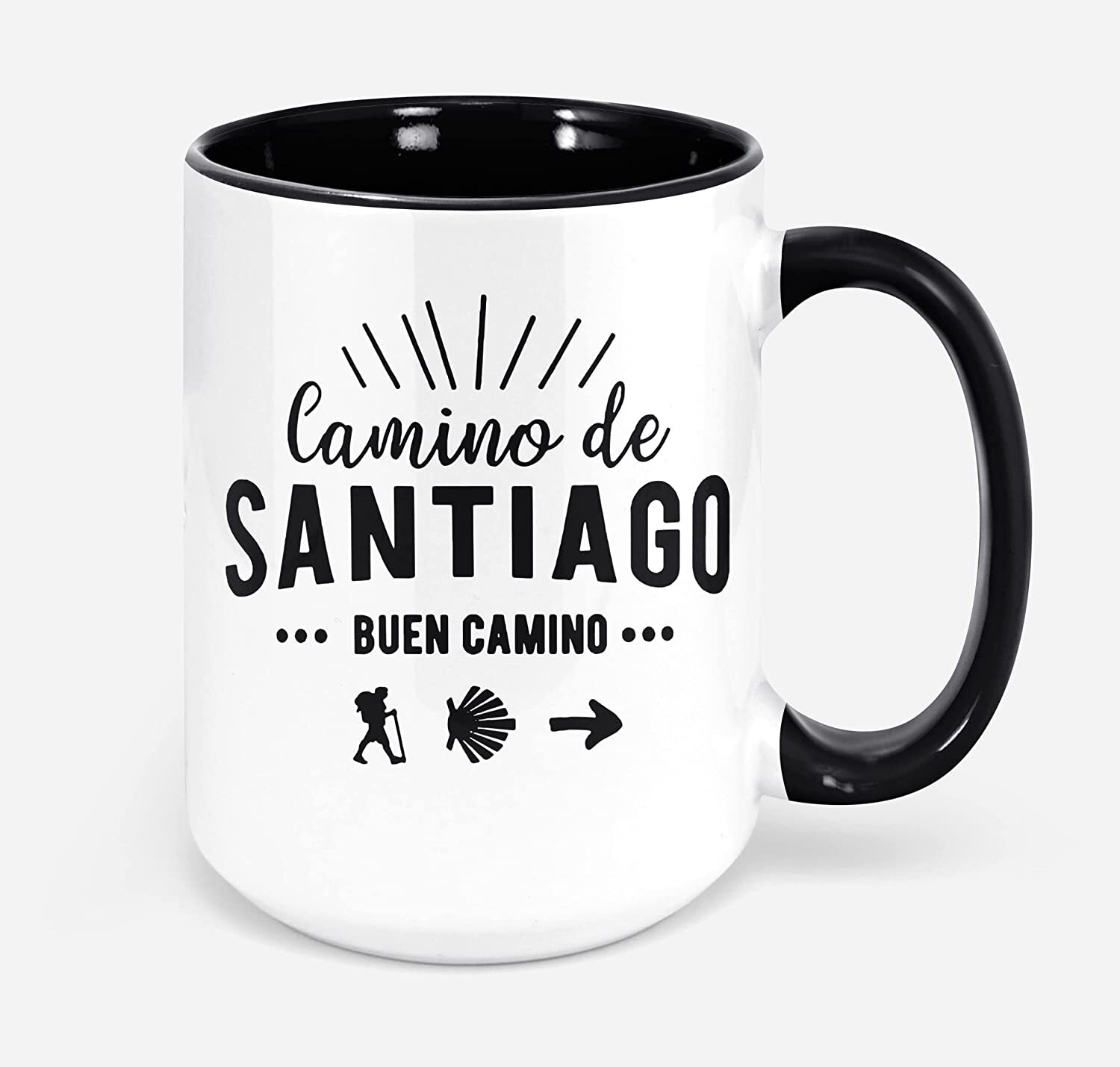 Taza Camino De Santiago Buen Camino Santiago Compostela Divertida Peregrino S