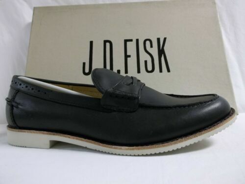Mens J.D. Fisk Chukka Boots Sz 8 Used Black Leather 1003  display picture 3