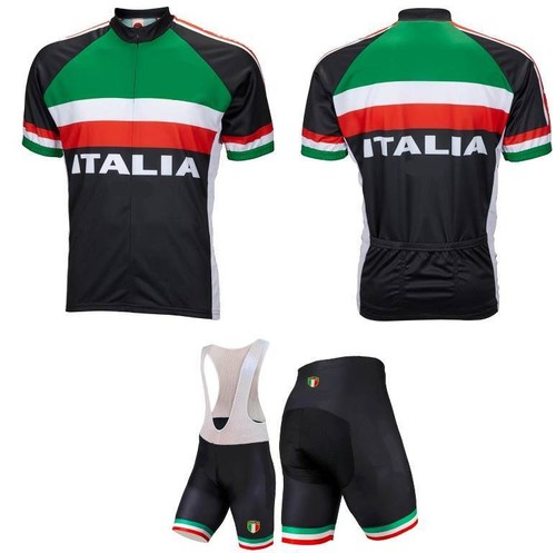COMPLETO CICLISMO ITALIA 2019 MAGLIA + PANTALONCINO SALOPETTE UOMO DONNA  BAMBINO | eBay
