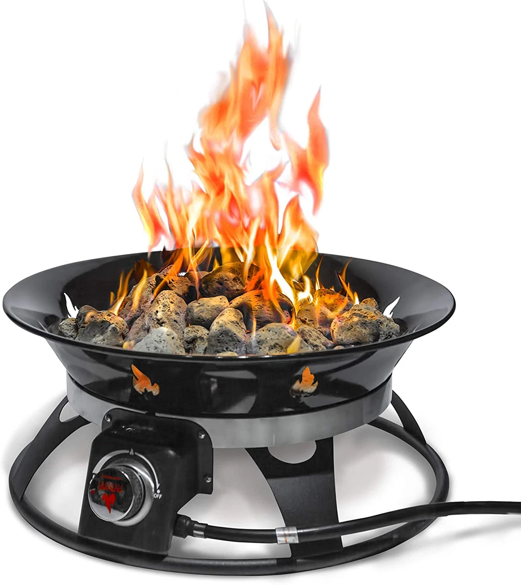 Outland Living Portable Propane Fire Pit, 21-Inch, 58,000 BTU with Fire Pit  Cove | eBay