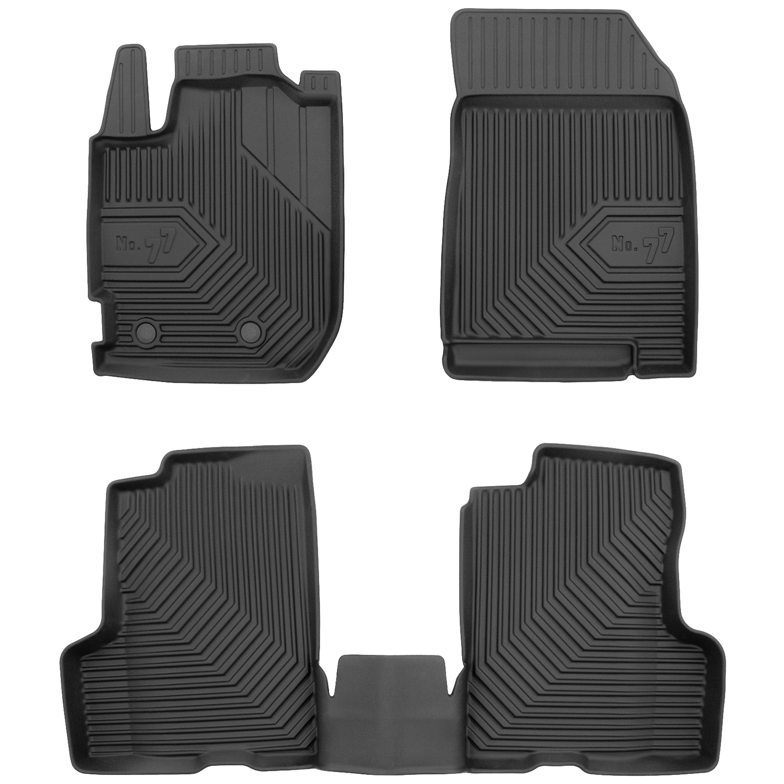 Tapis de sol TPE Frogum No.77 imperméable et antidérapant pour Dacia Duster II