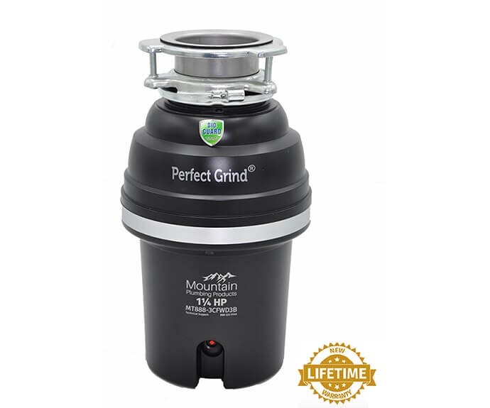 Mountain Plumbing MT888-3CFWD3B Perfect Grind 1-1/4 HP Waste Disposer
