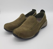 Merrell Primo Moc 2, Women's Slip On Comfort Shoe, Size 7, Olive Green Suede