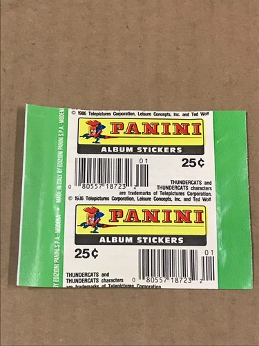 New Vintage 1986 Panini ThunderCats Stickers Pack - Picture 2 of 3