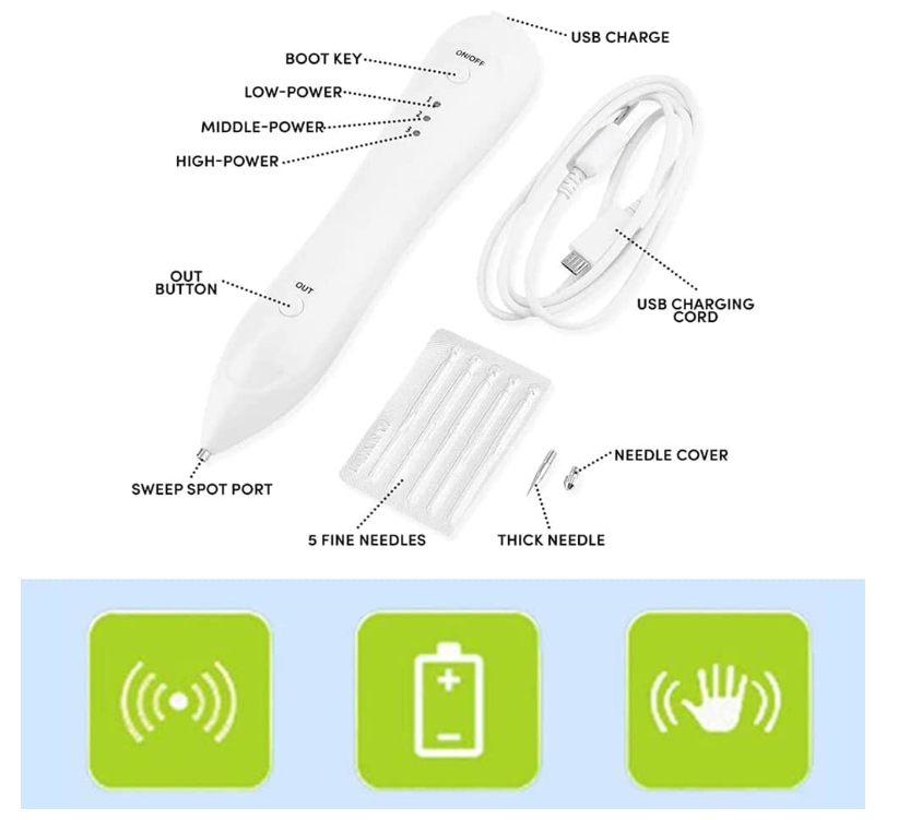 Spotfree Electric Beauty Pen, Spot Removal Pen, Skin Tag Remover eBay