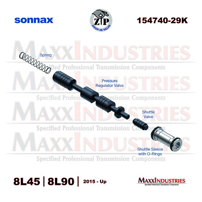 やす 8L45-8L90 Transmission Pressure Regulator Valve Kit 2015-up