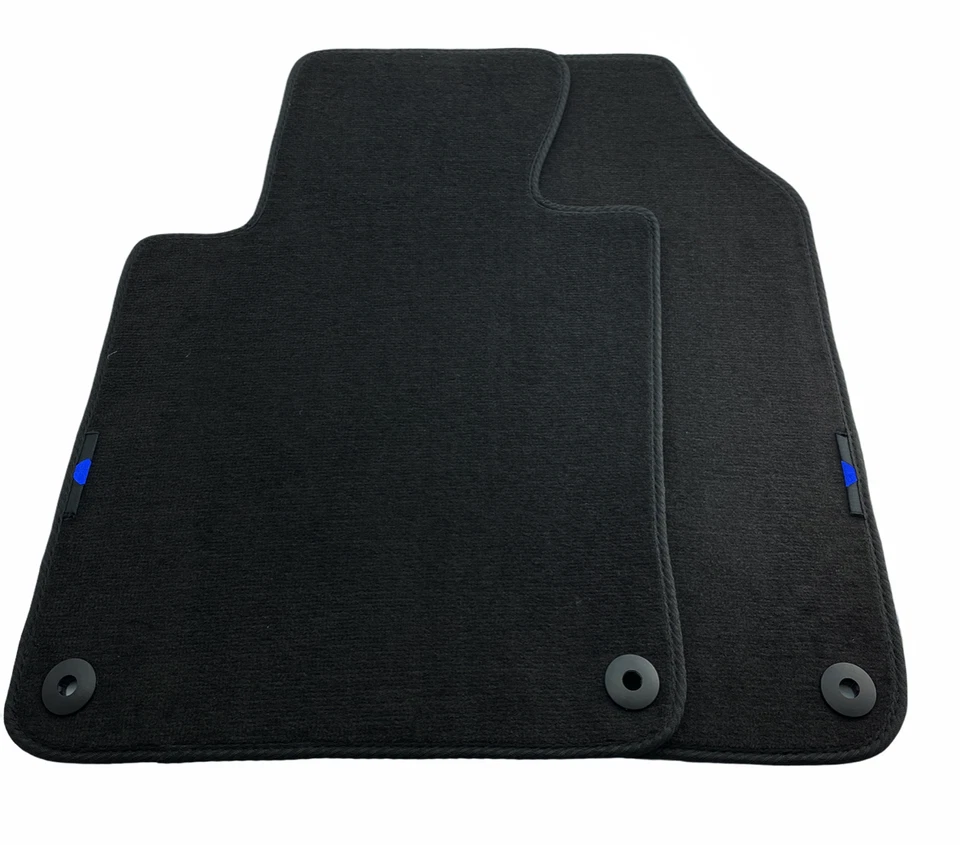 Juego de alfombrillas a medida para todos los modelos para Volvo con emblema Sripe azul Foto 4 de 4