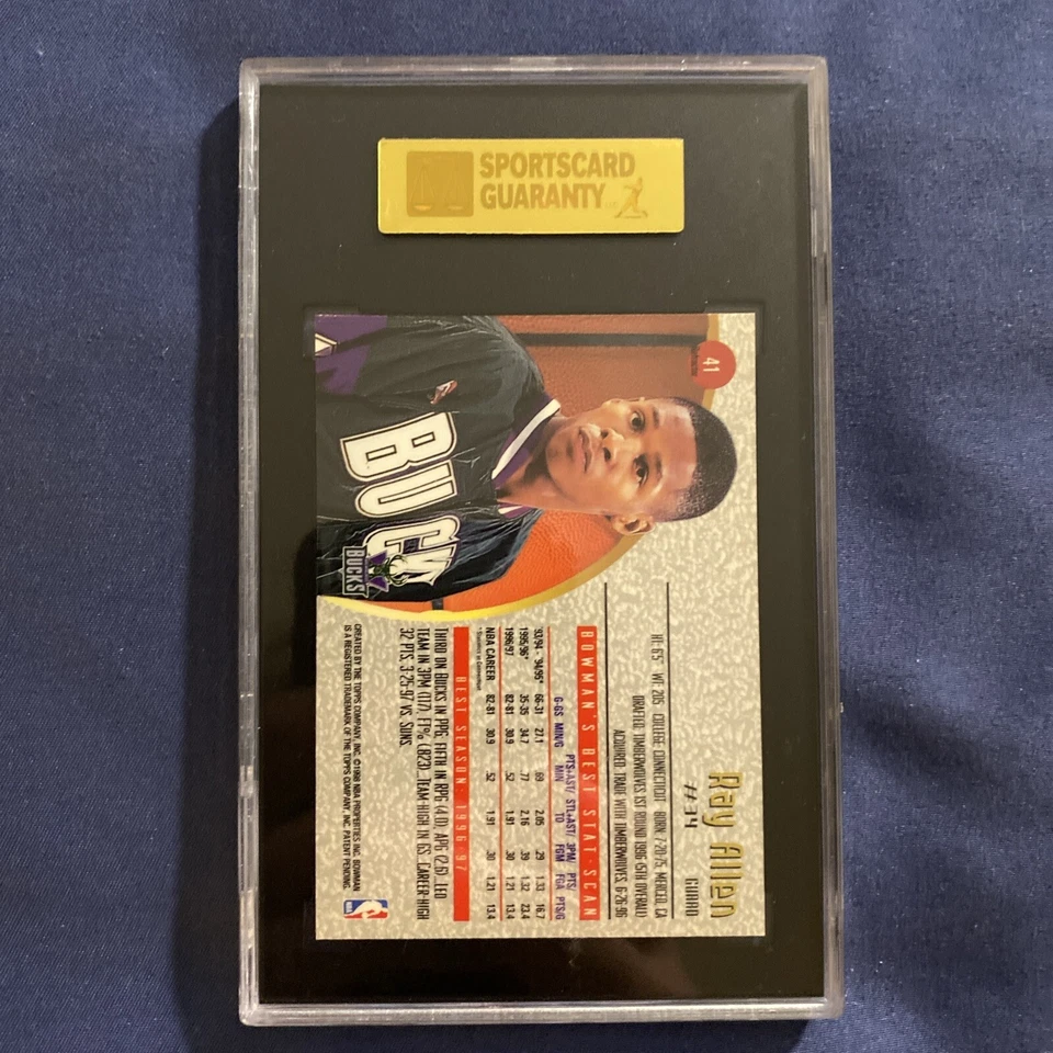 Bowman’s Best Refractor Ray Allen 1997 como nuevo Sgc 96 holograma limpio Foto 2 de 2
