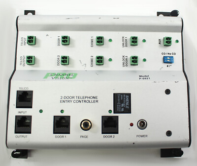 Channel vision P-0921 Telephone Entry Controller for 2 Doors