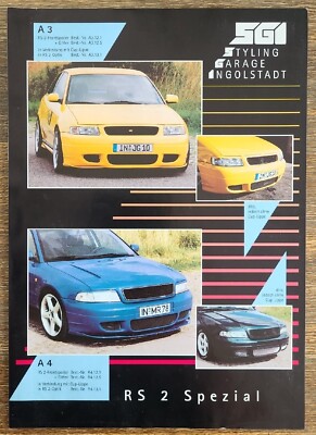Audi 80 89/B4 A3 A4 Tuning SGI RS2 Brochure/Brochure/Folleto/Opuscolo/Broszura