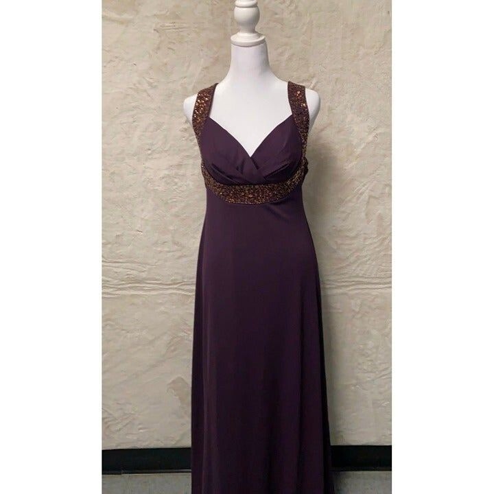 Women's Prom Dress Burgundy Long Formal Dress Size 10 | eBay