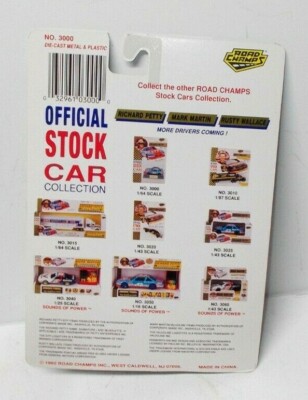 ポケチャリ昭和レトロ稼働車超希少品‼️ 1992 Road Champs 1/64 Richard Petty Grand Prix Official Stock Car