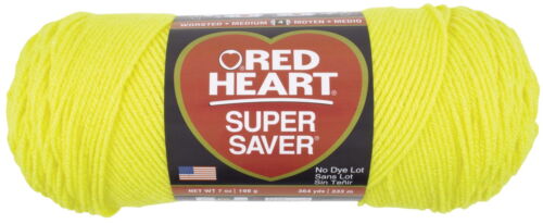 Red Heart® Super Saver® Color Block™ #4 Medium Acrylic Yarn, Liquid Teal  10oz/283g, 482 Yards (4 Pack)