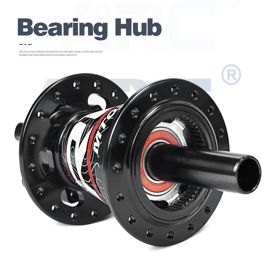 Cubo de mountain bike 6 patas dianteiro 9/15*100mm traseiro 10*135mm 12*142mm cubo HG MS XD - Imagem 3 de 4