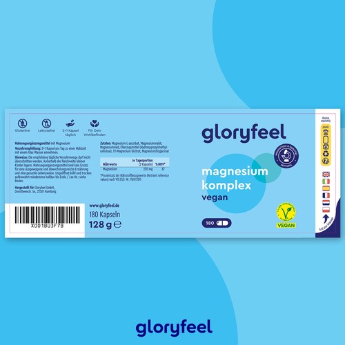 Magnesium Komplex - 5 bioaktive Magnesium Quellen mit Bisglycinat & Dicitrat - Bild 9 von 9