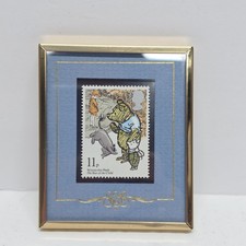 Mini Framed Stamp - Stamps and Stories Winnie the Pooh YEAR OF THE CHILD 1979 UK
