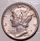 1945-D Mercury Dime