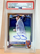 Jonah Tong 1st Bowman Auto PSA 10 2025 Bowman #CPA-JTO New York Mets RC Rookie