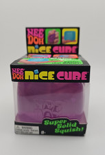 Brand New Authentic Schylling NeeDoh Nice Cube RARE COLOR Purple