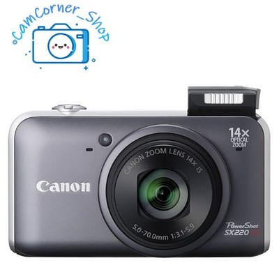 Canon PowerShot SX220 HS Digital Camera 14x Zoom 12.1MP CMOS 1080p HD GPS 