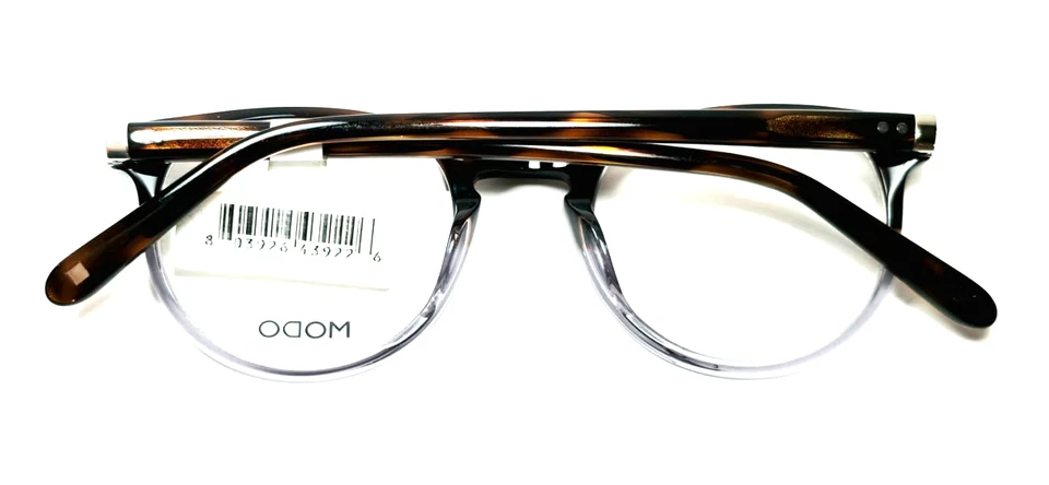 MODO 6527 BWNGY MARRÓN GRIS NUEVO AUTÉNTICO MONTURAS DE GAFAS DE BORDE COMPLETO 47-22-142 Foto 2 de 4