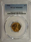 PCGS MS 64 Red 1932 Lincoln Cent