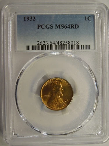 PCGS MS 64 Red 1932 Lincoln Cent