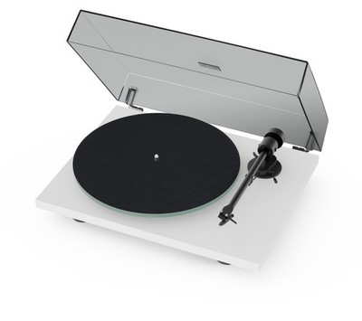 Pro-Ject T1 EVO Standard Plattenspieler mit OM10 Tonabnahmer matt weiß