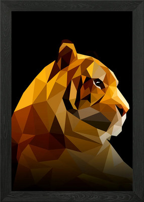 Tiger gerahmtes Wandbild Poster Leinwanddruck Bild