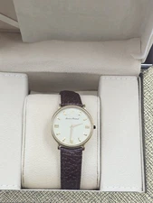  Lucien Piccard 14K Gold Watch RUNNING NEEDS CROWN