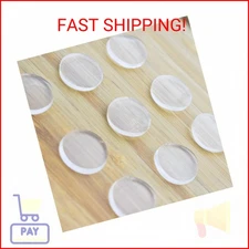 LINOUPOWER510 Extremely Soft Clear Glass Table Top Anti Slip Bumper Pads Non-Adh
