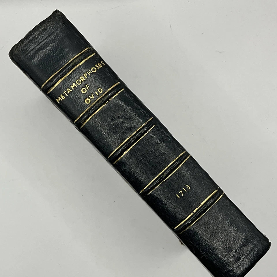 PUBLII OVIDII NASONIS LIBRI XV. METAMORPHOSEON OF OVID 1713 - Image 2 of 4