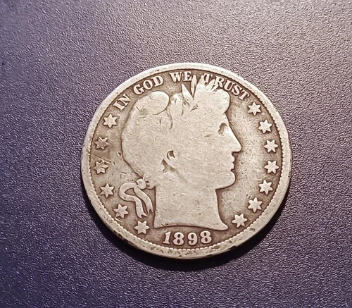 Good 1898-P Barber Half Dollar
