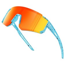 Kids Baseball Sunglasses for Boys Girls Ages 3-12, Sports Polarized Youth Bas...