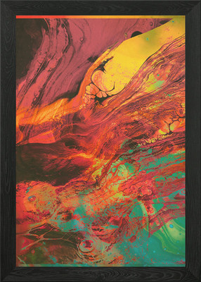 Digitale Collage gerahmtes Wandbild Poster Leinwanddruck Bild