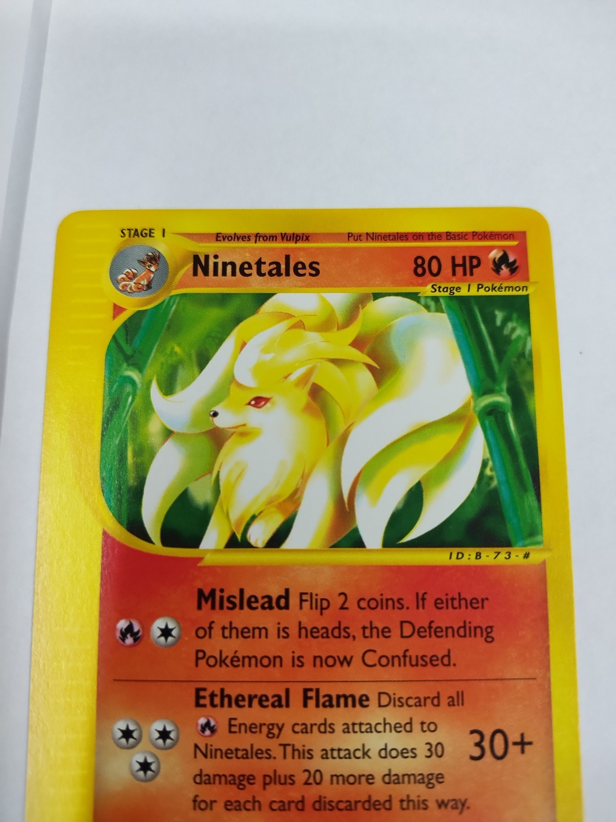 MINT Pokemon Expedition 57/165 Ninetales RARE Dog Cute Fire