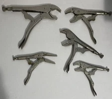Irwin & Dewitt Vise Grip 5pc Locking Pliers Set - 10CR, 7R, 7WR, 5WR, & 6LN