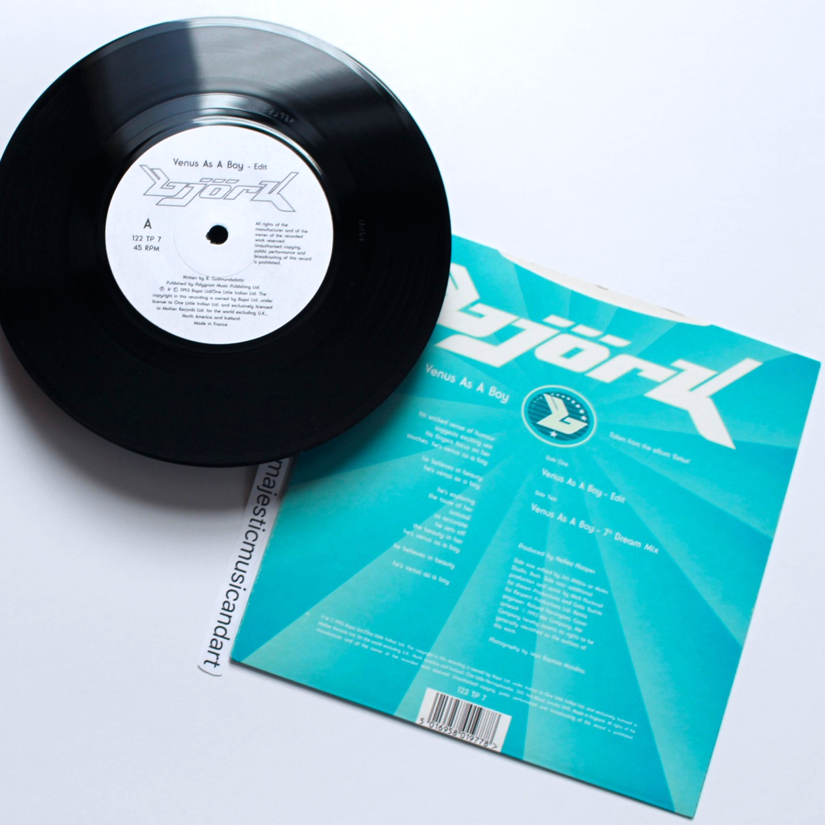BEAUTIFUL BJORK COVER 1993 ORIGINAL 7