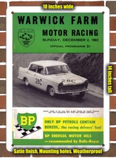 Metal Sign - 1962 Warwick Farm Racing Program - 10x14 inches